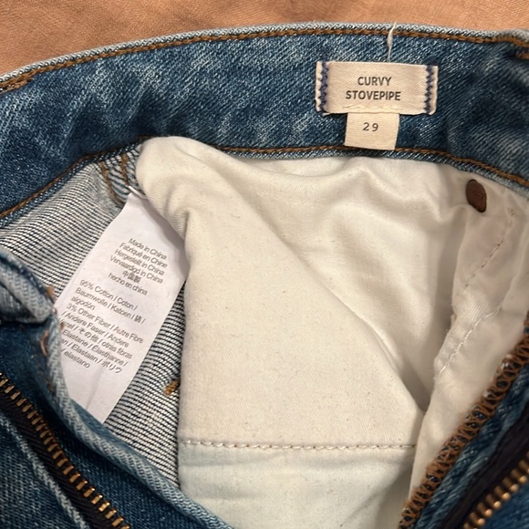 MADEWELL Curvy Stovepipe in Leaside Wash Size 29 - Picture 9 of 10
